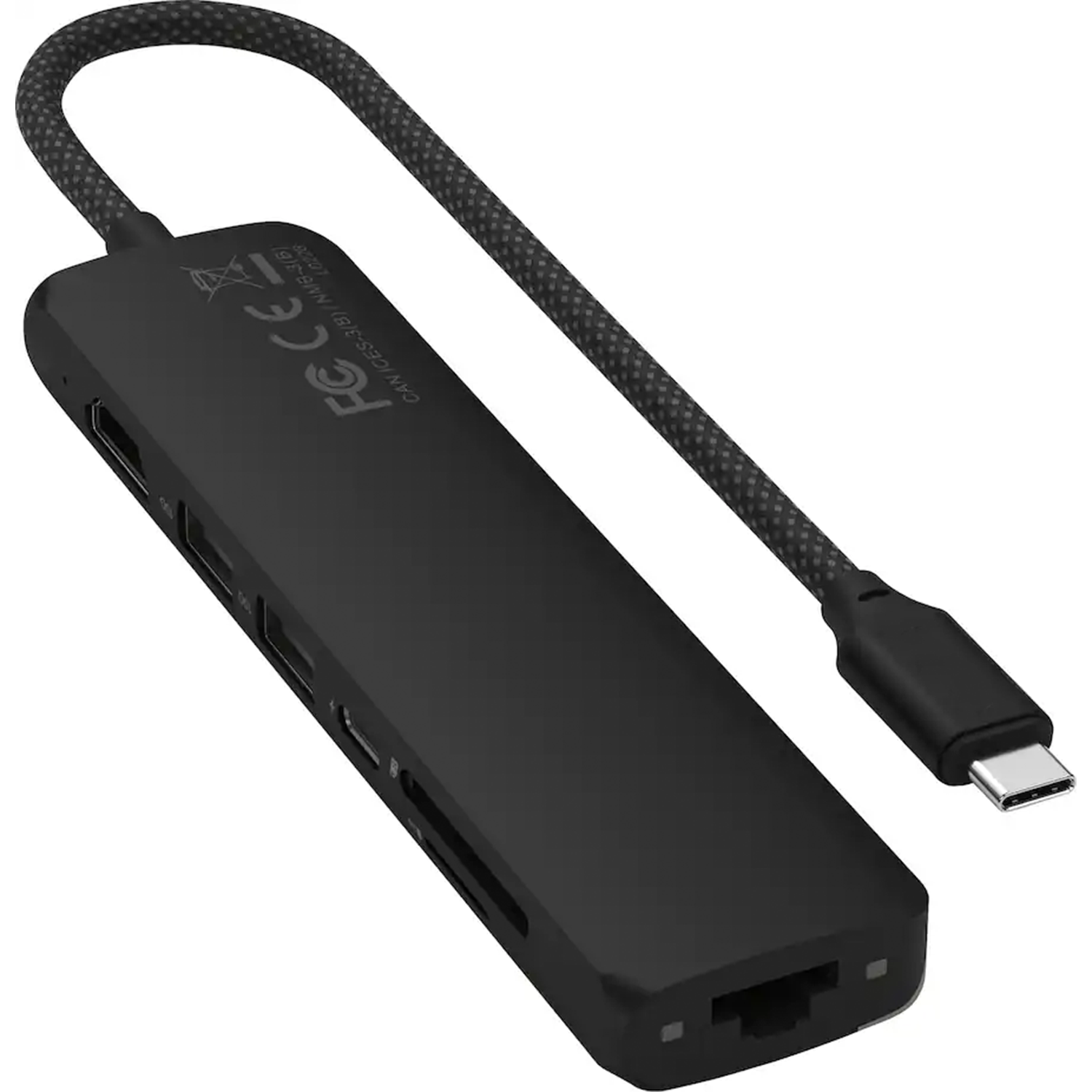 7-In-1 Slim Usb-C Multiport Expansion Dock, Portable Travel Docking Hub With Ethernet, 4K Hdmi, Power Delivery, Dual Usb-A And Dual Memory Card Slots