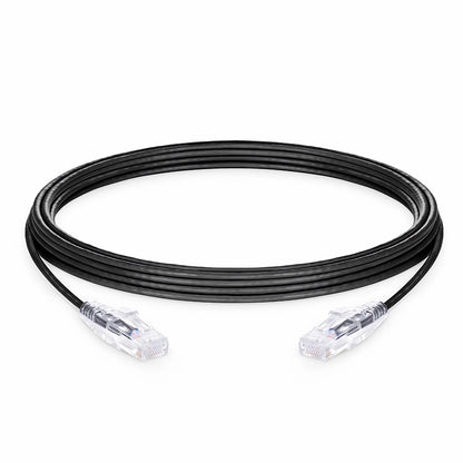 33ft Slim High-Flex Cat6a UTP Ethernet Patch Cable, Snagless Plug High Speed Network Cord for Office & Home Networking