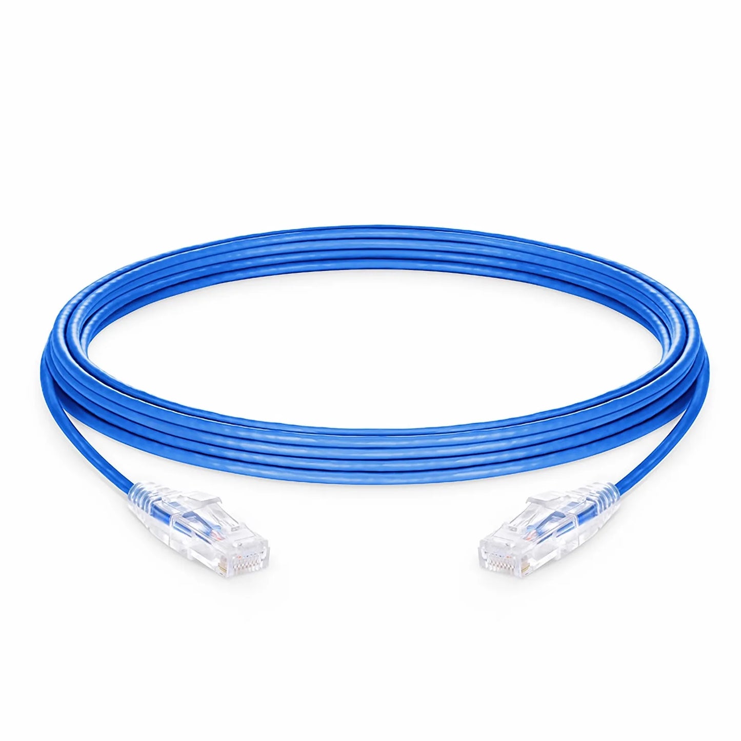 33ft Slim High-Flex Cat6a UTP Ethernet Patch Cable, Snagless Plug High Speed Network Cord for Office & Home Networking