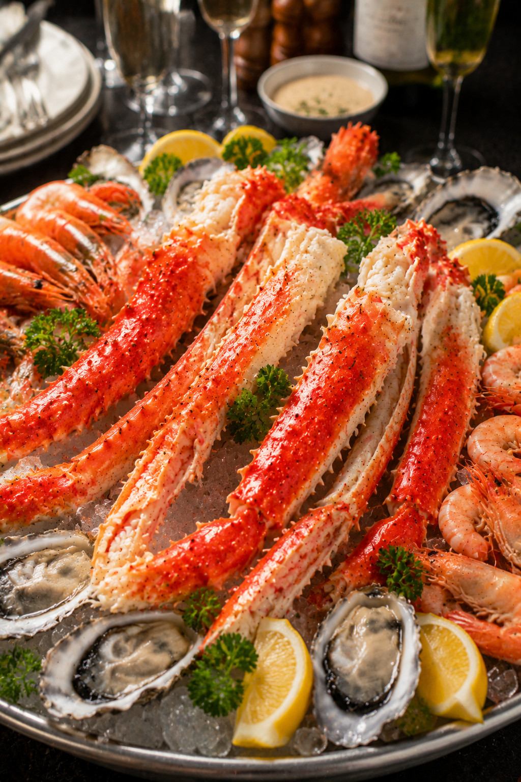 🦀Ocean Fresh Wild-Caught King Crab Legs 🔥 Extra Large Size + Juicy Meat | FREE 1LB Butter & Stainless Crab Tools