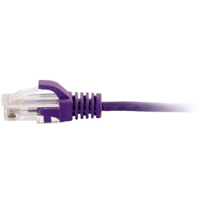 10 Foot Slim Diameter Cat6 UTP LAN Patch Cord, Snagless RJ45 to RJ45 High Speed Network Wire